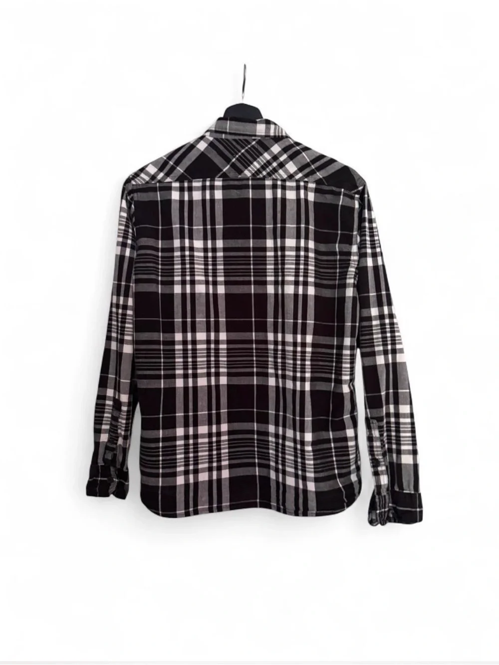 Levi's Black & White Plaid Shirt - Men's